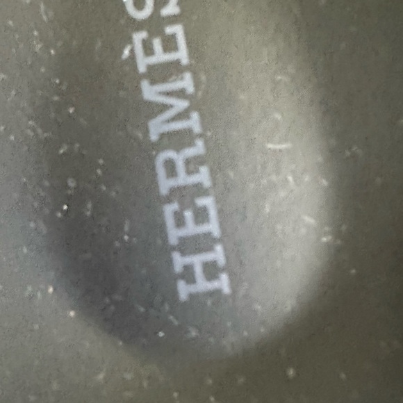 SNIB HERMÈS Bleu Cristaux Epsom Women’s Chypre Sandals - Picture 11 of 16